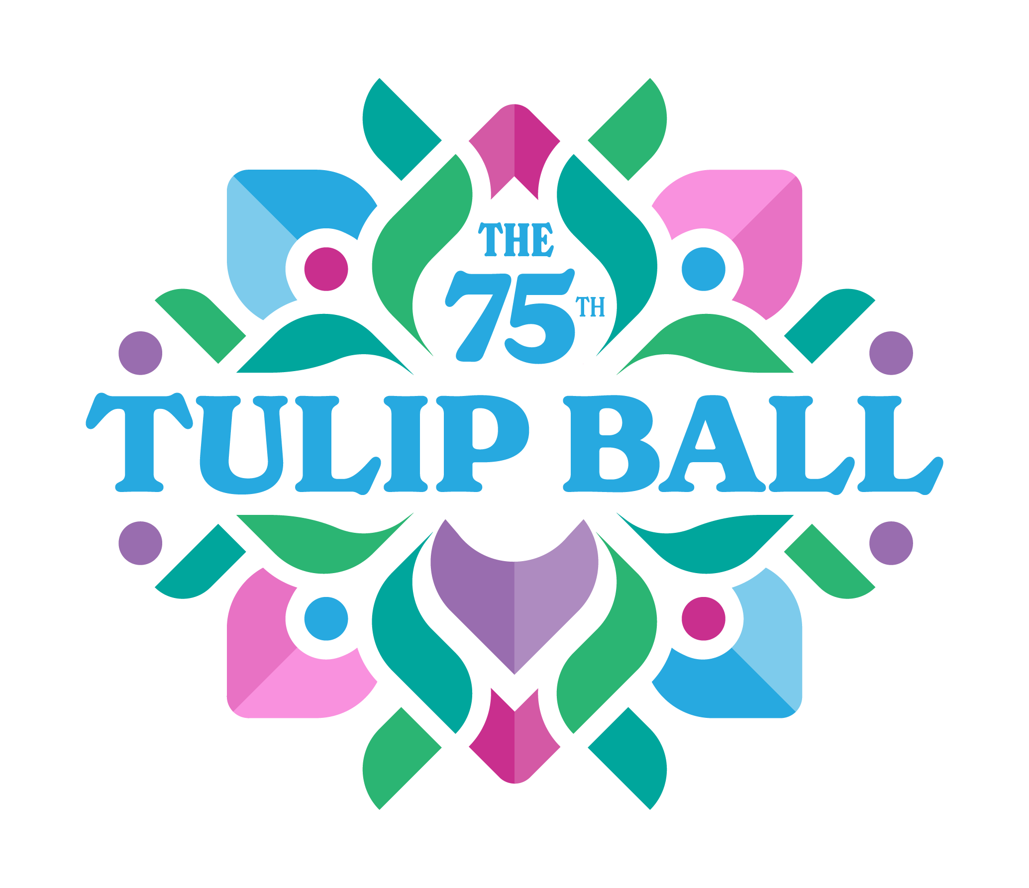 75 Tulip Ball Logo