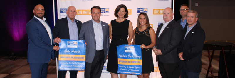 Environment One Campaign Award, Employees at Annual Awards Banner