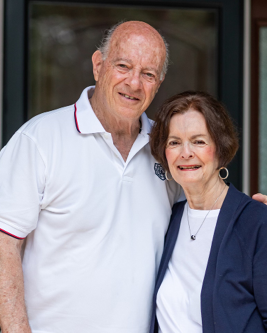 John and Lynda Kearney Standing together