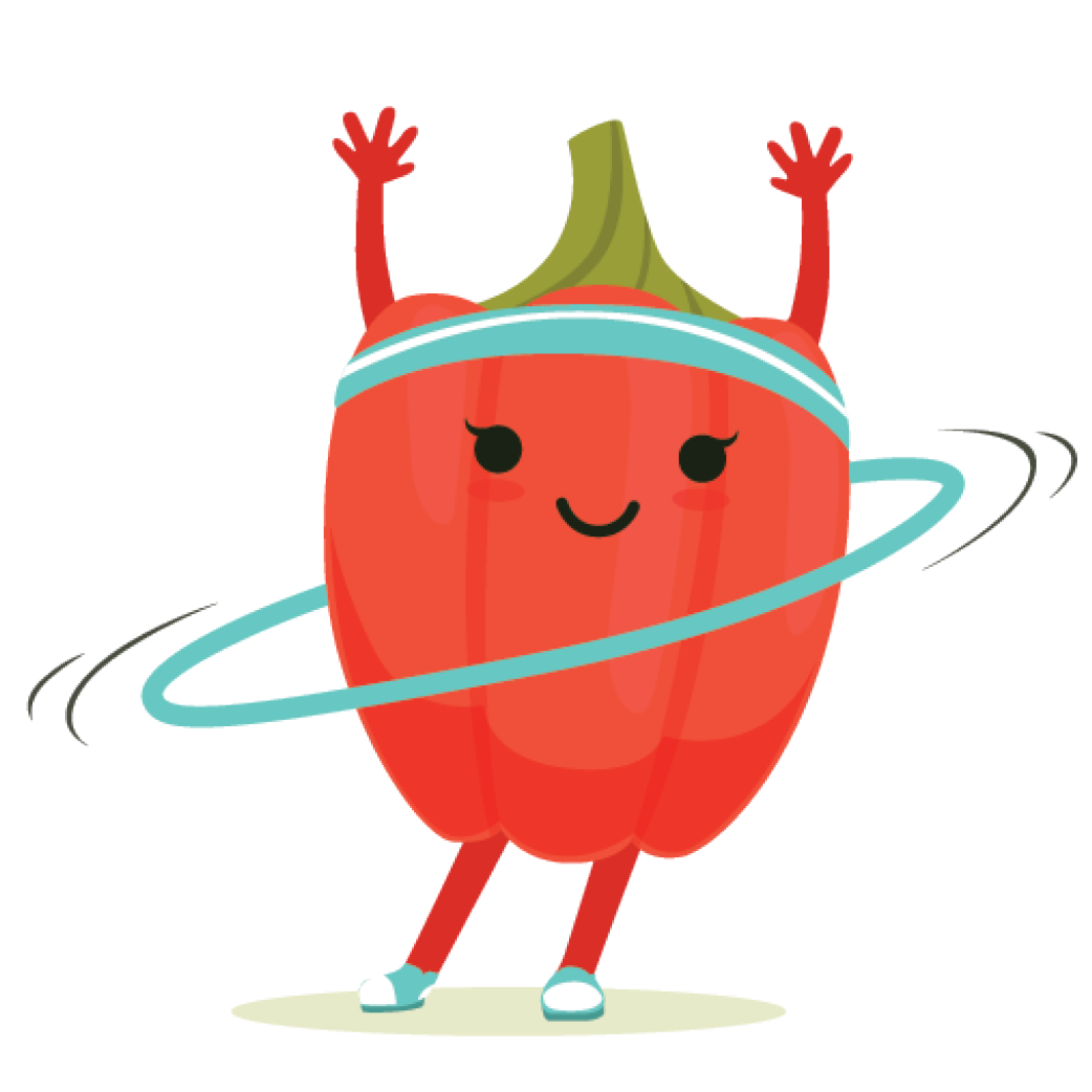 Pepper Hula Hooping