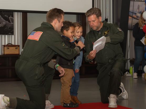 Billy and Peter Helping kids read a script