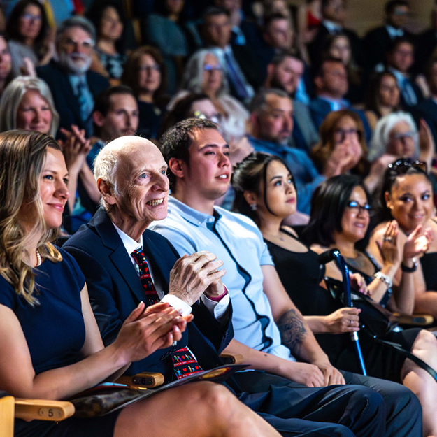 Crowd of people at Annual Awards