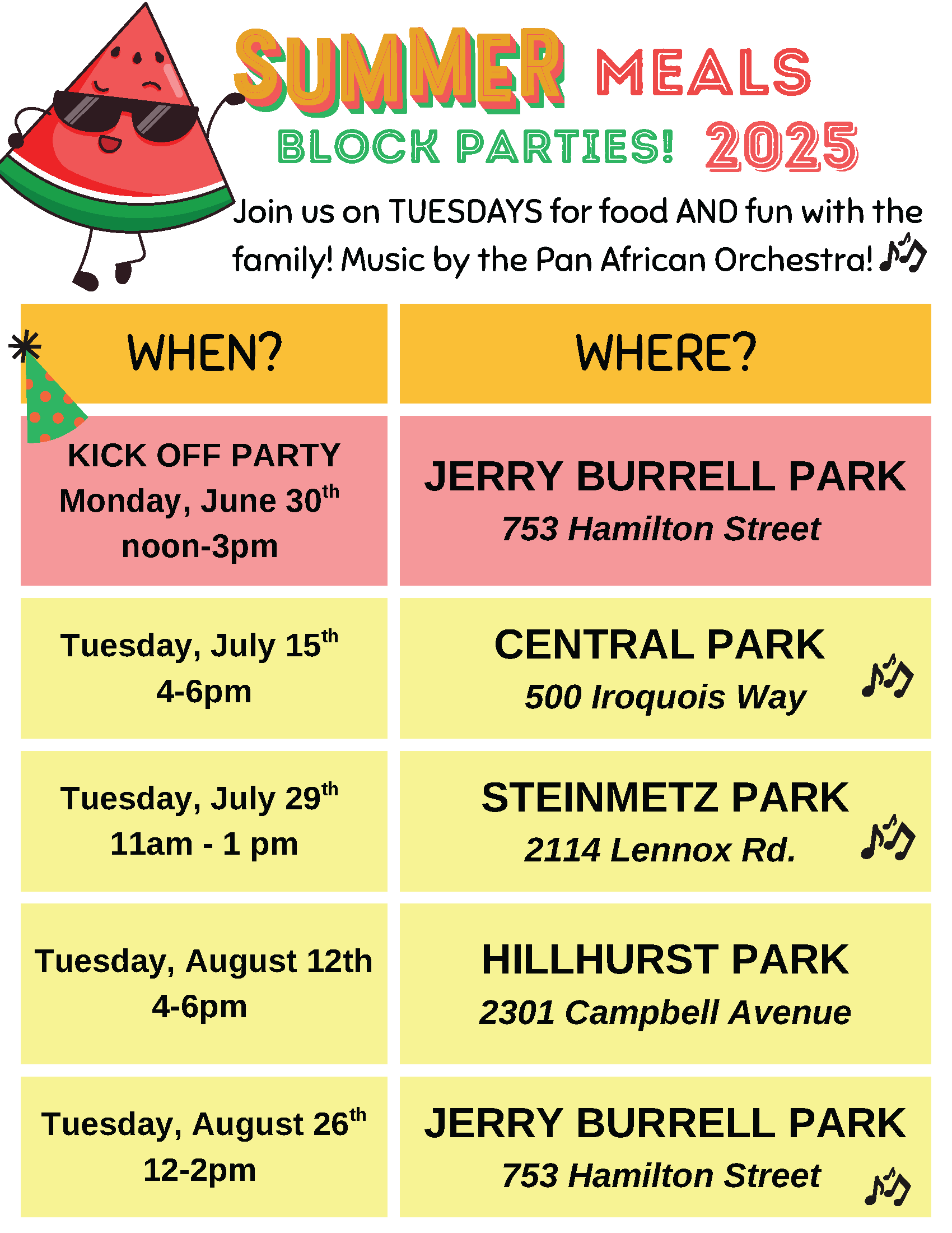 Summer Meals Block Party