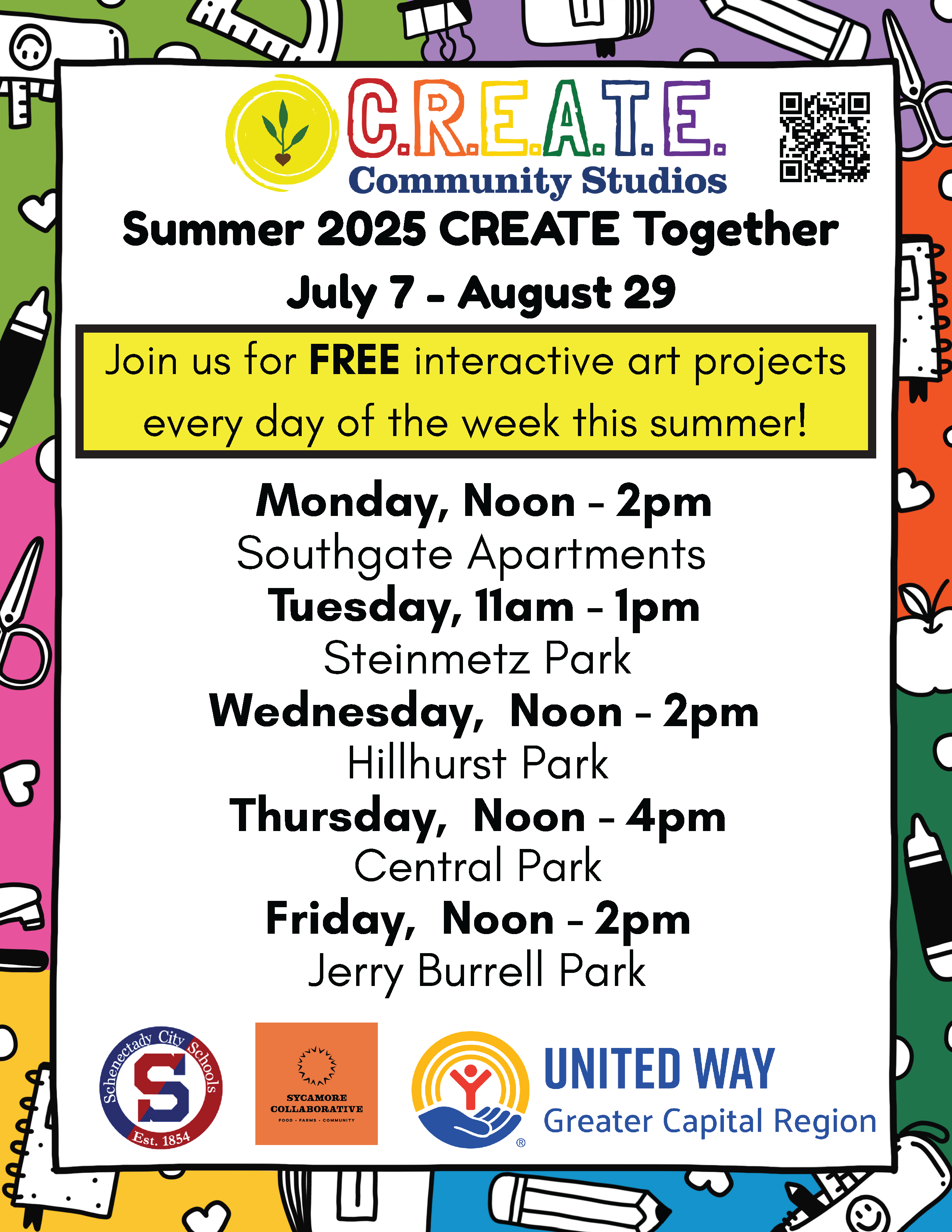 CREATE in Schenectady