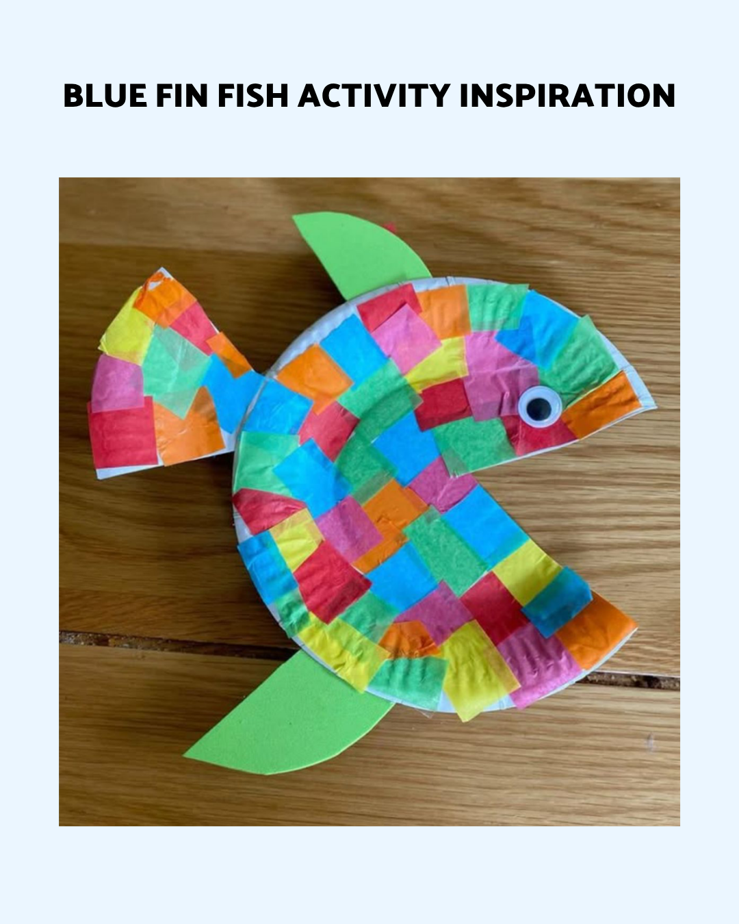 Blue Fin Fish Inspired Activity