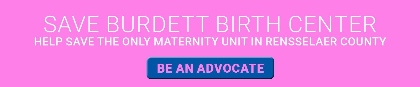 Save Burdett Birth Center