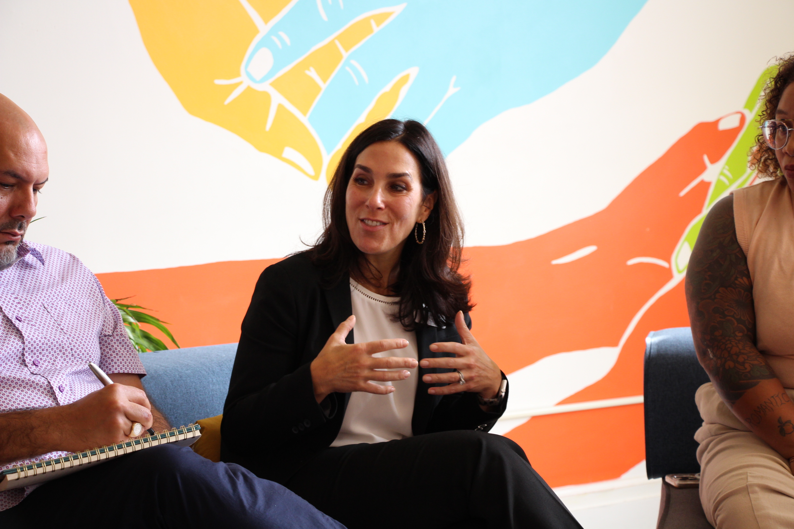 Panel, focus on Claire Reid