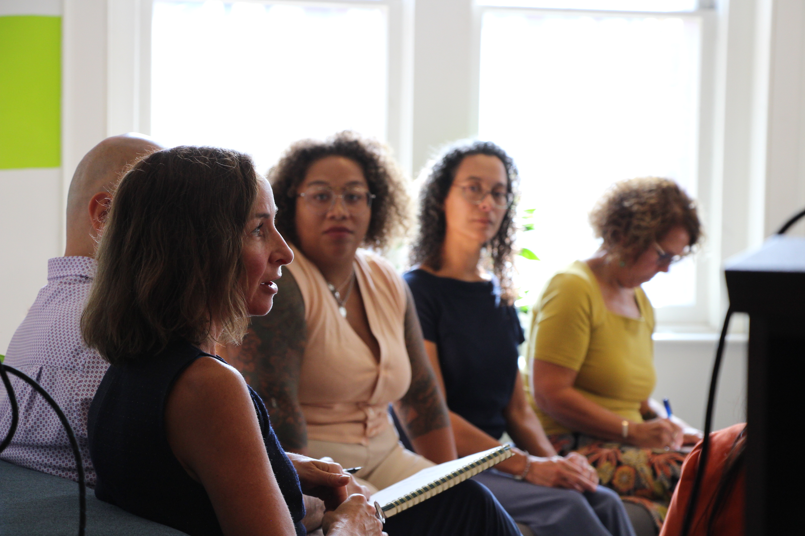 Panel, focus on Claire Reid