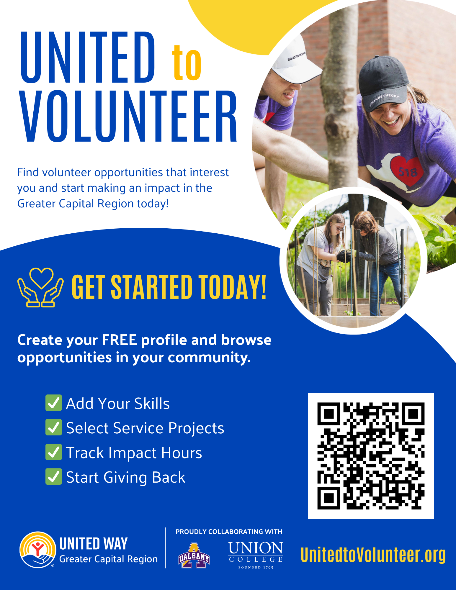 Planting Trees, United to Volunteer