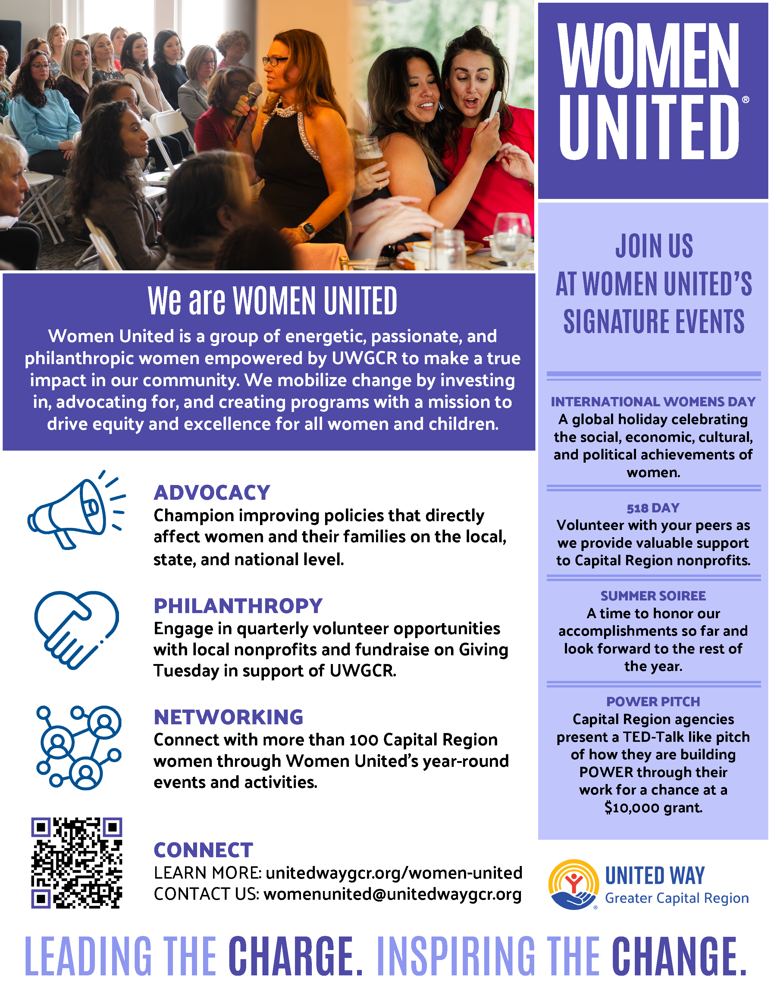 Women United: Leading the Charge. Inspiring the Change.