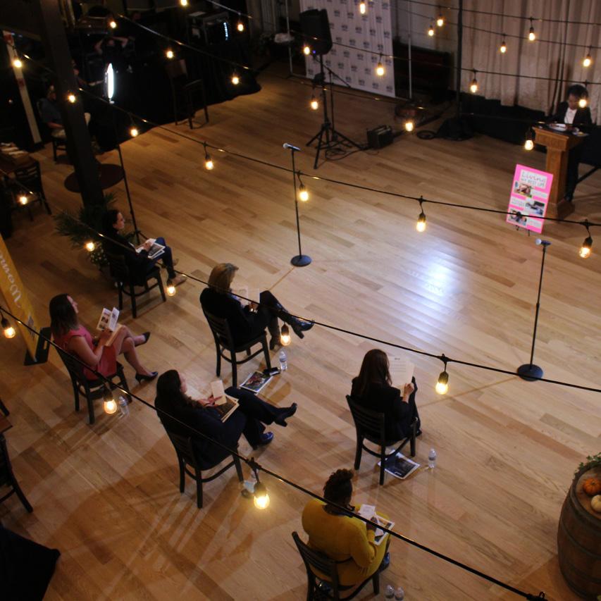 Top view of event below