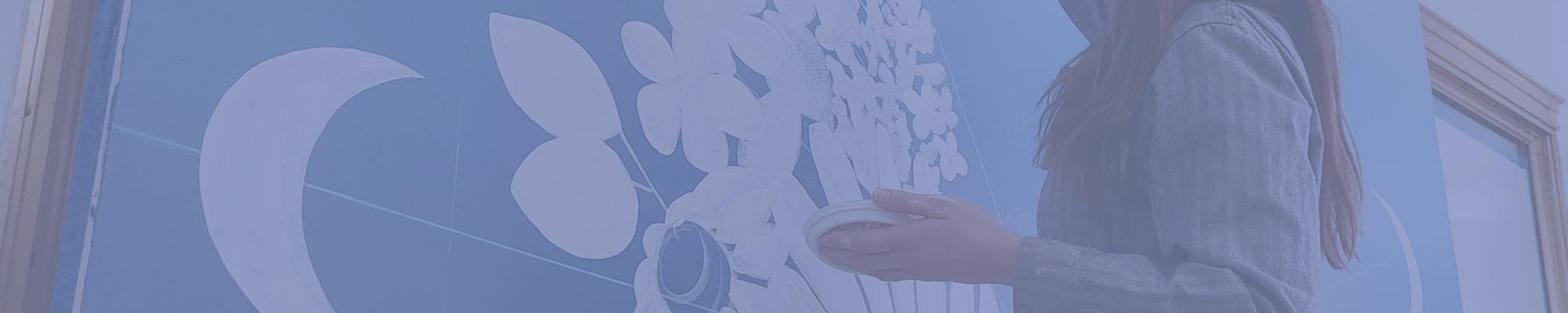 Rachel Baxter Painting Mural