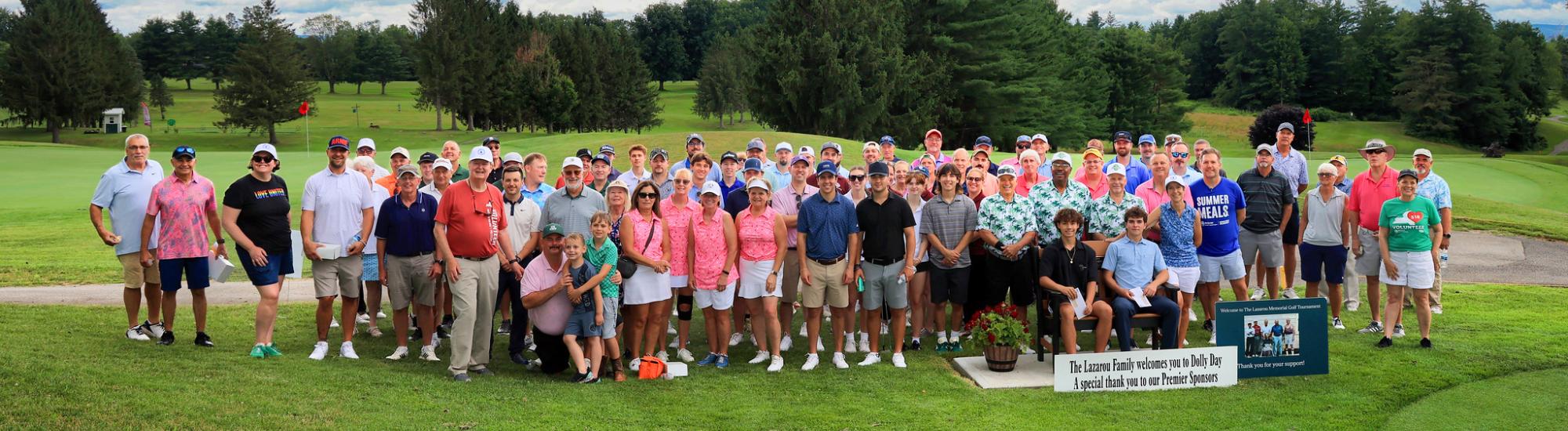 Group photo of golfers