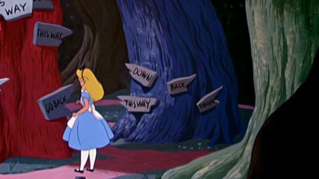 Alice in Wonderland Tree of Decisions